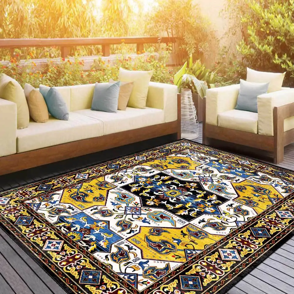 

Bohemian Geometric Rug Indian Tribes Ethnic-Style Home Decor Large Carpets for Living Room Bedroom Area Rugs Kitchen Floor Mats