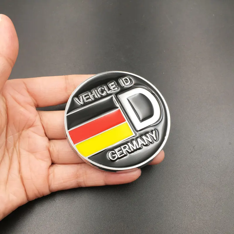 แนะนำสติกเกอร์ตกแต่งท้ายรถแบบ 3D โลหะ รุ่นใหม่ สำหรับรถยนต์ VW รุ่น WOLFSBURG ดีไซน์หรูหรา ทนทาน พร้อมสัญลักษณ์ Germany VEHICLE ID