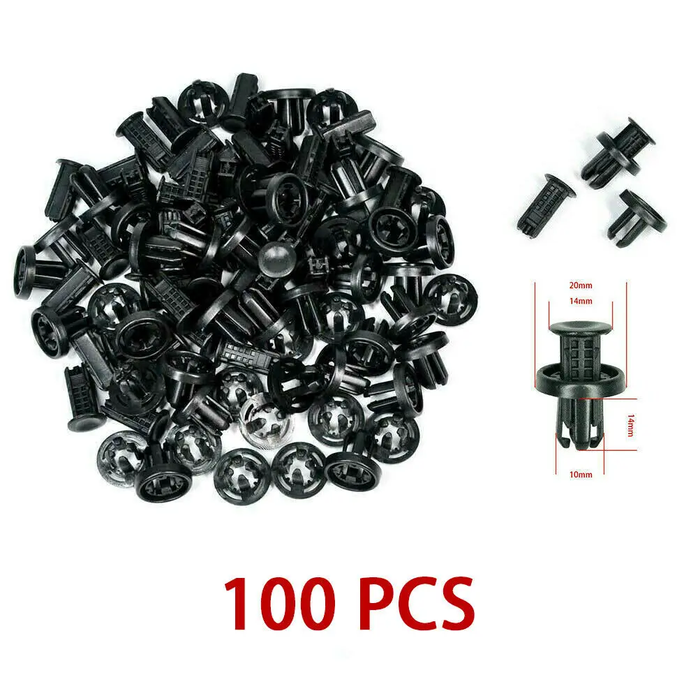 10/50/100pcs Clips Retainer Fastener Screws Mountings Nut Clamp Under Cover Retainer 91505TM8003 91505-TM8-003 for Honda Acura