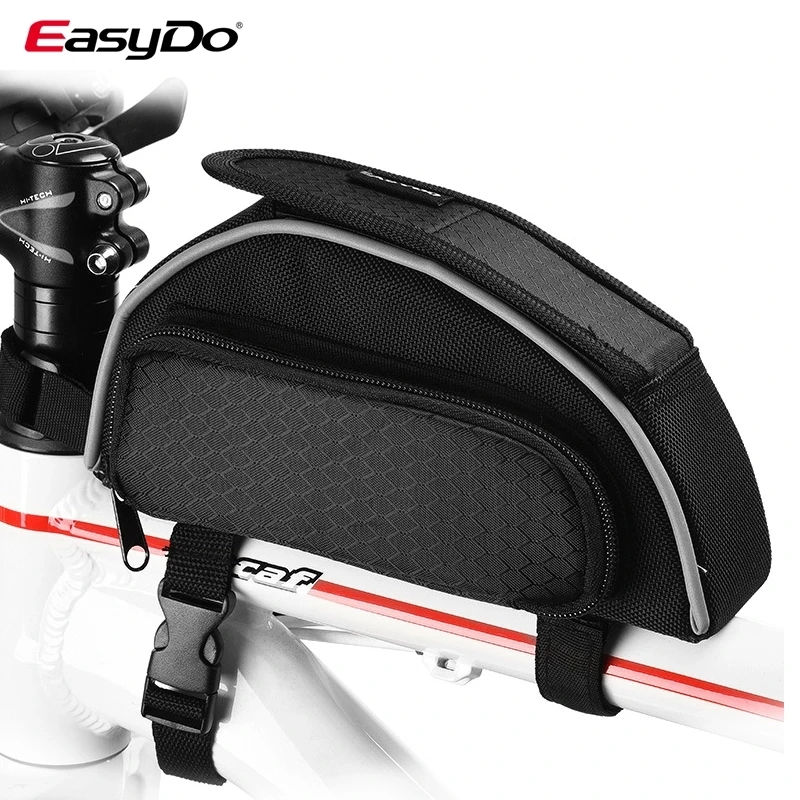 

EasyDo Cycling Bicycle Bike Front Tube Frame Head Tube Handlebar Cell Mobile Phone Bag Waterproof Case Holder Bag Pannier TB500