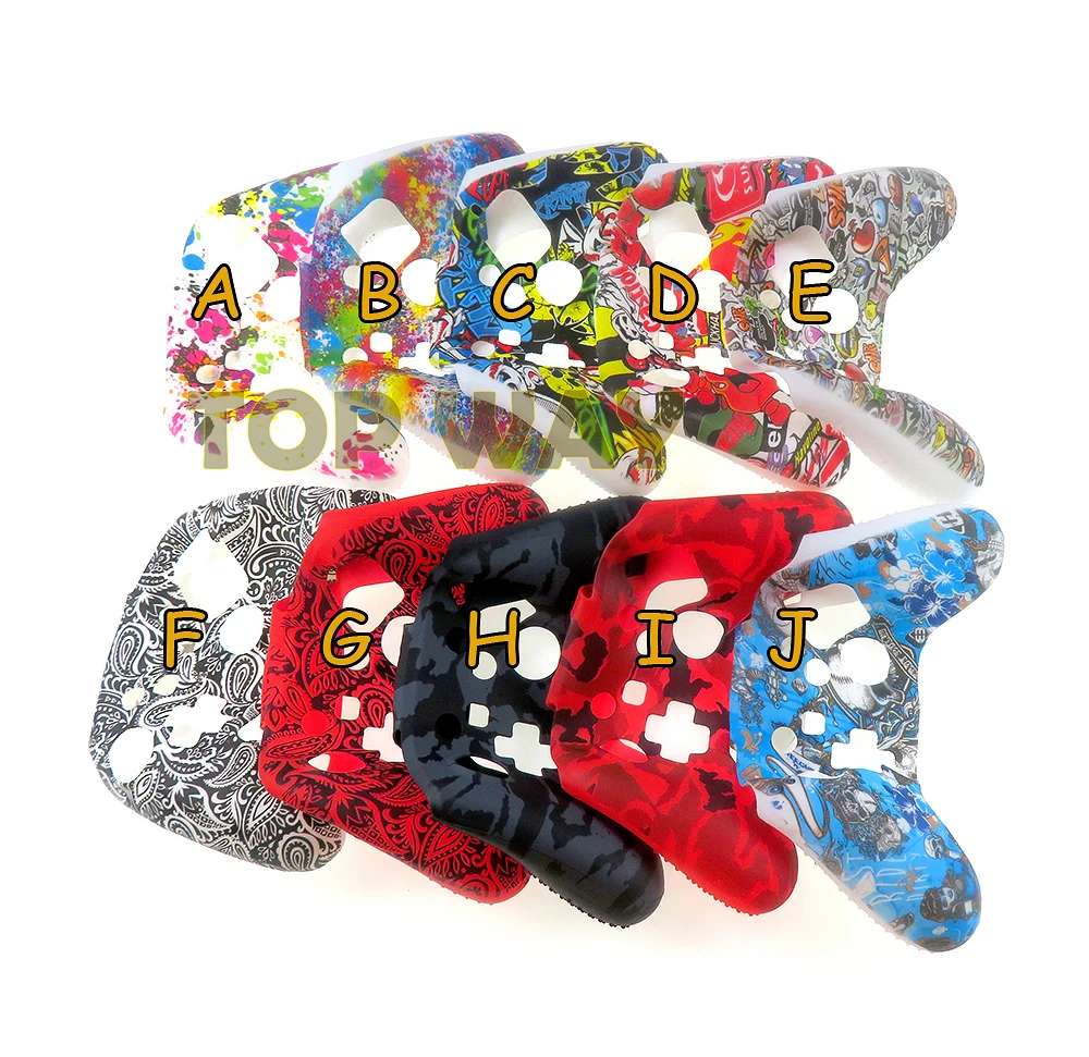 20PCS Silikon Gamepad Schutzhülle Haut Für Nintend NS Schalter Pro Controller Schutz Camouflage Controle Abdeckung Joystick