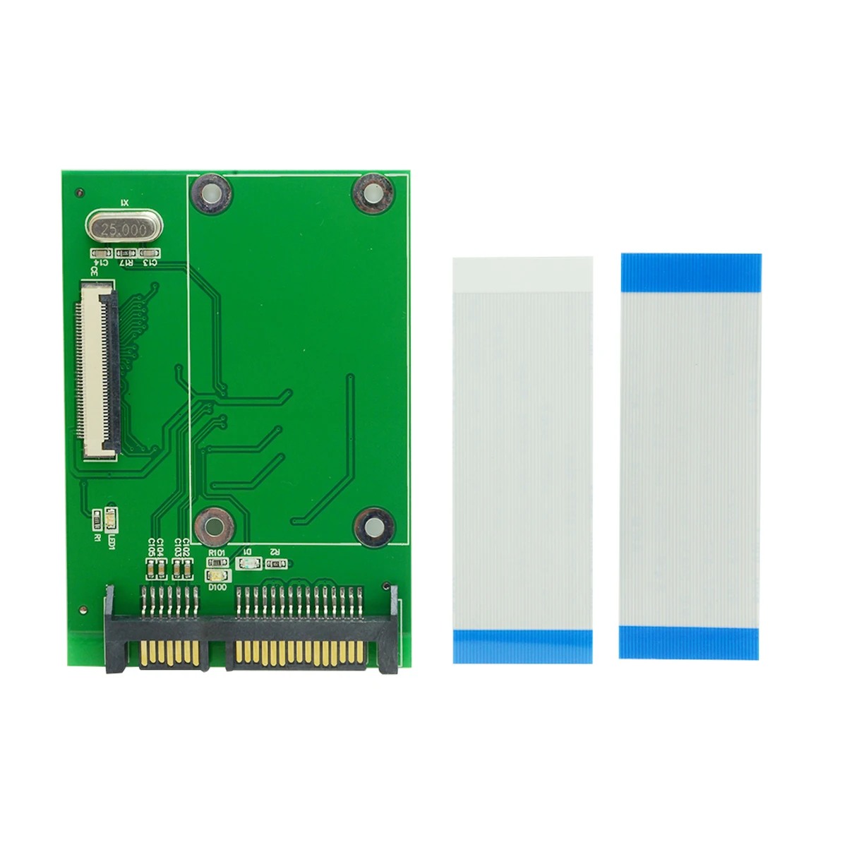 

SATA SSD HDD Converter 40 Pin ZIF CE 1.8 Inch SSD/HDD to SATA Adapter Board with LIF Flat Cable