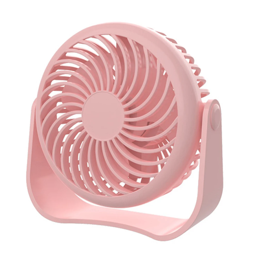 Мини-вентилятор с USB, вращающийся на 360 градусов, 3 скорости