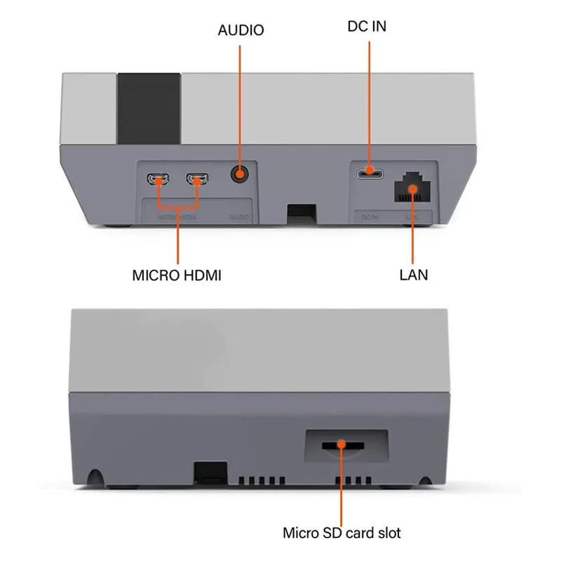 Retroflag NESPi 4 Carcasa Raspberry Pi 4 con adaptador de cartucho SSD Disipadores de calor de ventilador de refrigeración para Raspberry Pi 4 ModelB