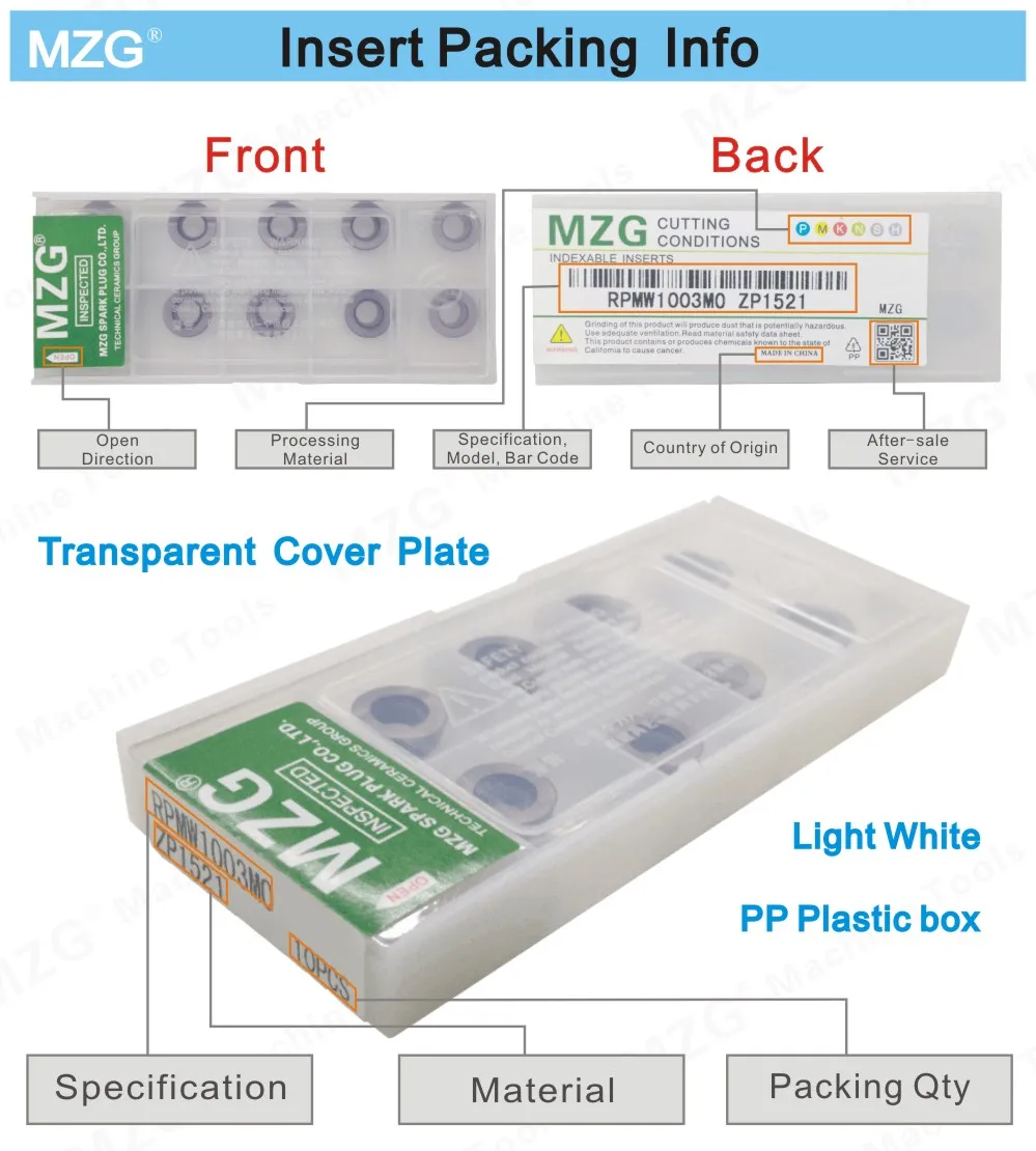 MZG 10 sztuk MRMN 200 300 400 ZP30 CNC stali Groove tokarka narzędzia obróbcze oprawki indeksowane stałe węglika wkładki