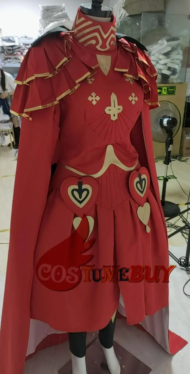 CostumeBuy Fire Emblem: ThreeHouses Cosplay Edelgard Von Hresvelg Fresberg Time Skip Uniform Halloween Suit Costume Custom Made