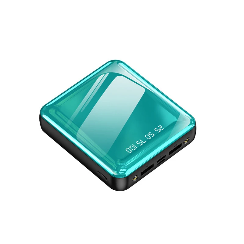 Portable Power Bank with Built in Cable External Battery Charger Powerbank for Xiaomi 14 10 iPhone Charger 20000mAh with Light