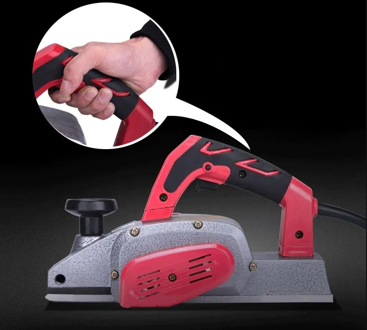 Cepillo eléctrico portátil de escritorio para el hogar, herramientas de carpintería, mesa abatible, 220V, 1100W, 15000r / min