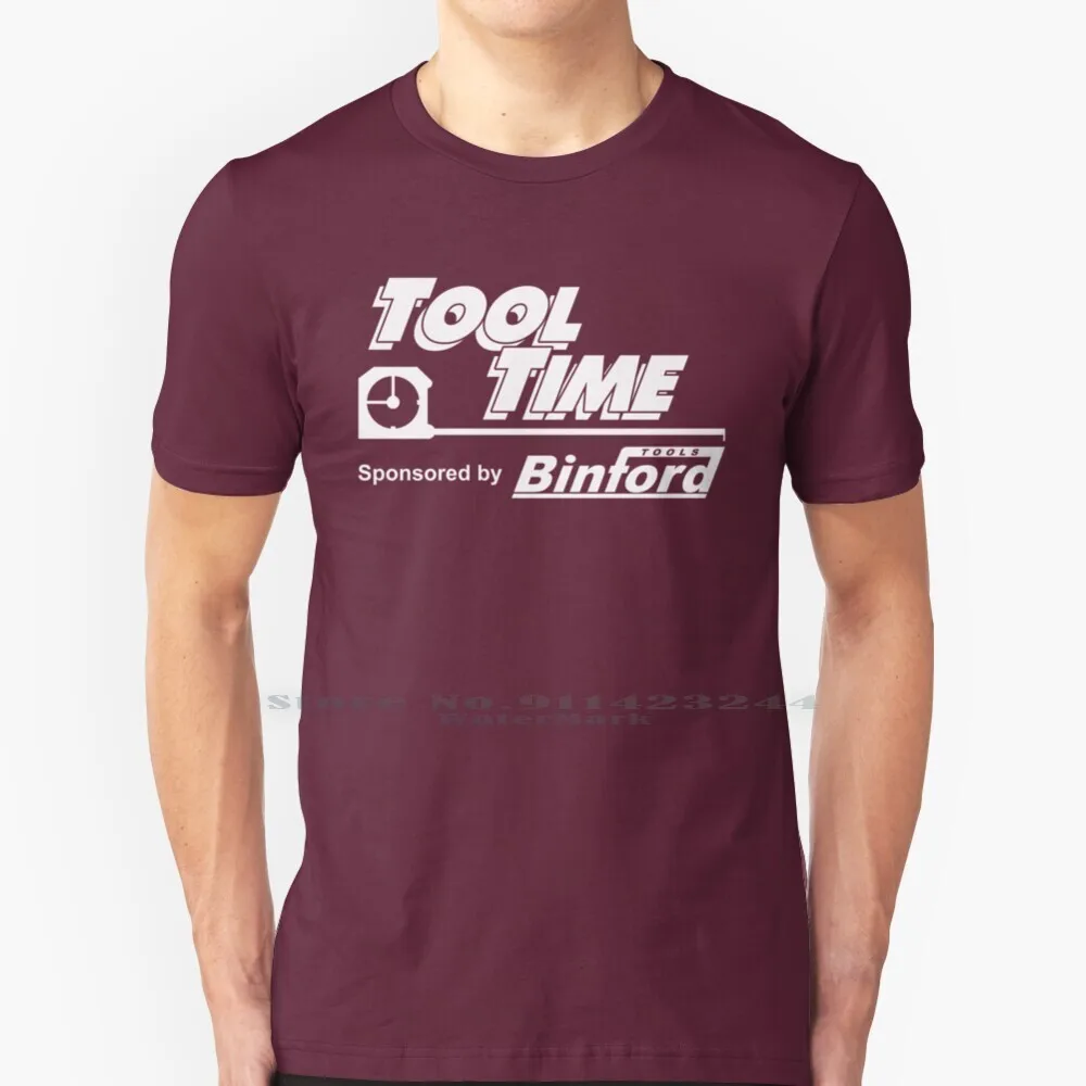 Ferramenta Tempo Patrocinado por Ferramentas, 100% Algodão Camiseta, Home Improvement, tim allen, Série de TV, Cotações Curtas Tee