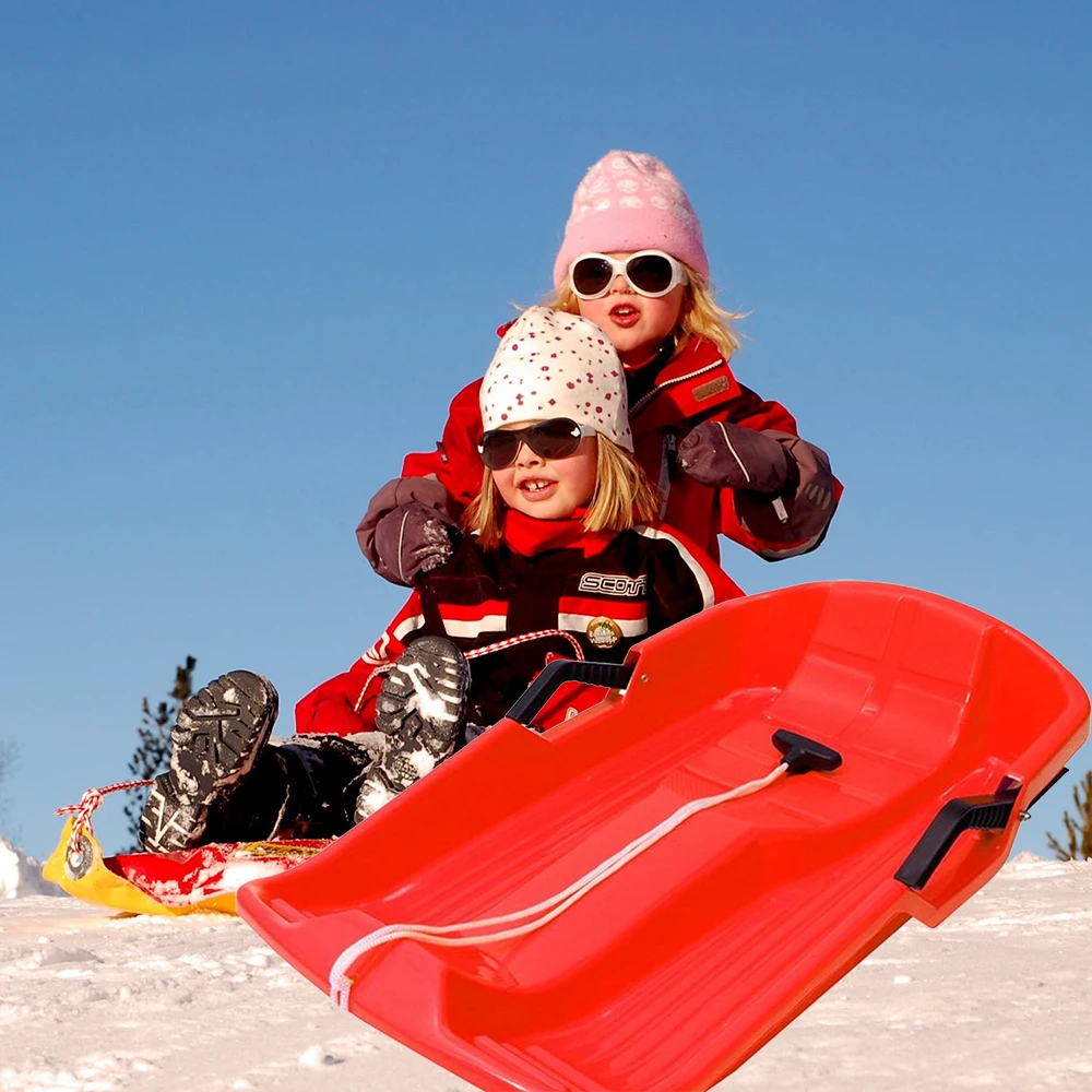 كبير الاطفال الكبار الثلوج زلاجة زلاجة زلاجة سحب حبل انحدار مجلس بنين بنات شتاء في الهواء الطلق لعبة ممتعة هدية الحاضر #3