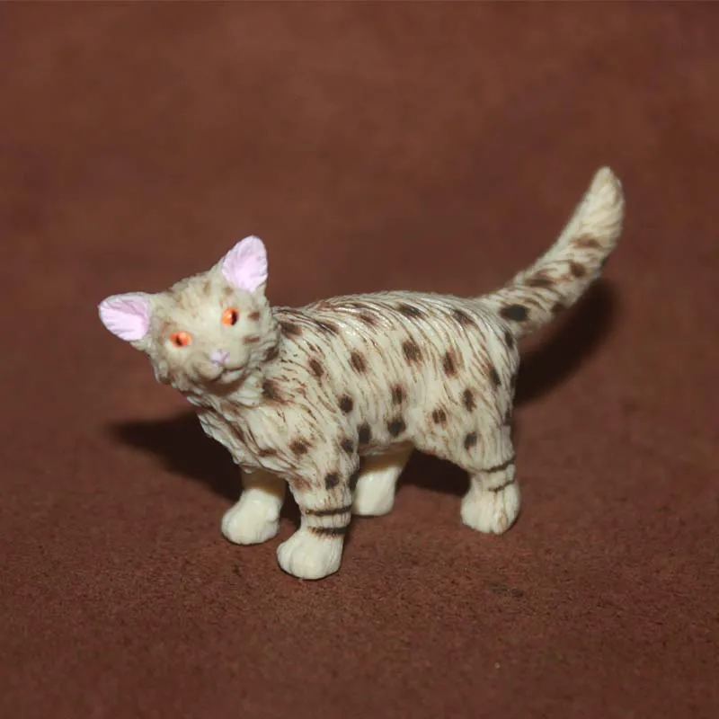 Figurines d'animaux de compagnie en forme de petits chats, Miniatures égyptien, turque, Angora, Abyssinian, jouets