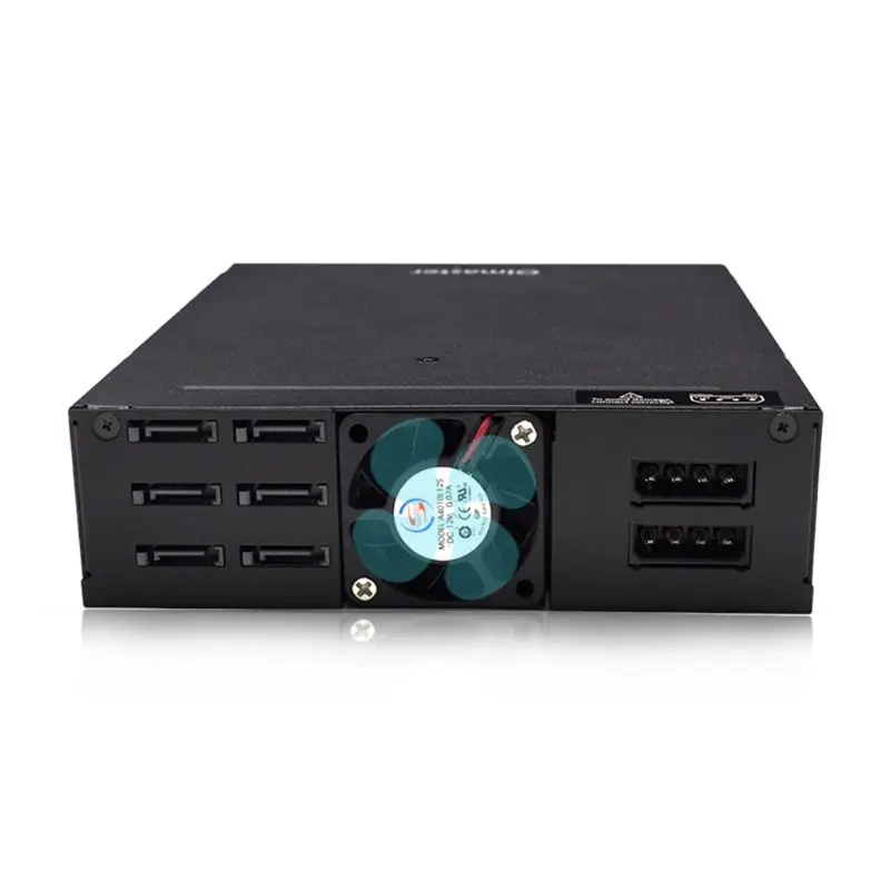 MR-6601 6 Bay Hard Disk Enclosure Rack Data Storage for 2.5Inch SSD HDD Home Backup Computer Case Cover