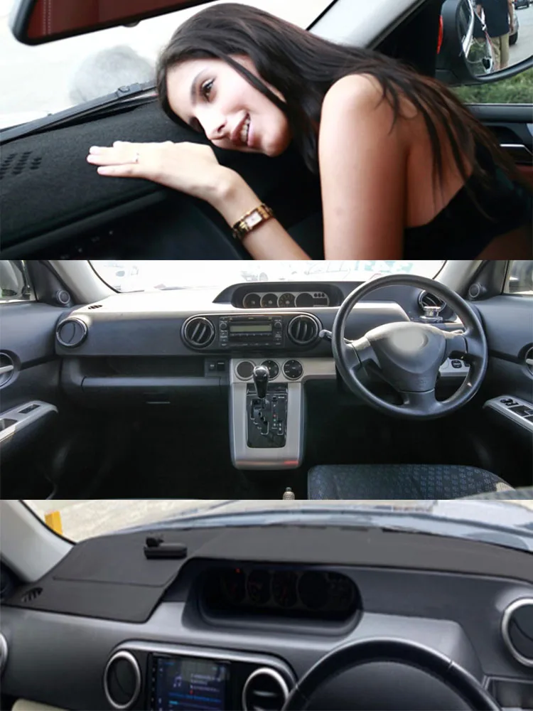 For Toyota Corolla Rumion Rukus E150 E151 E152 E154 2008-2015 Dashmat Dashboard Cover Instrument Panel Pad Dash Mat Ornaments