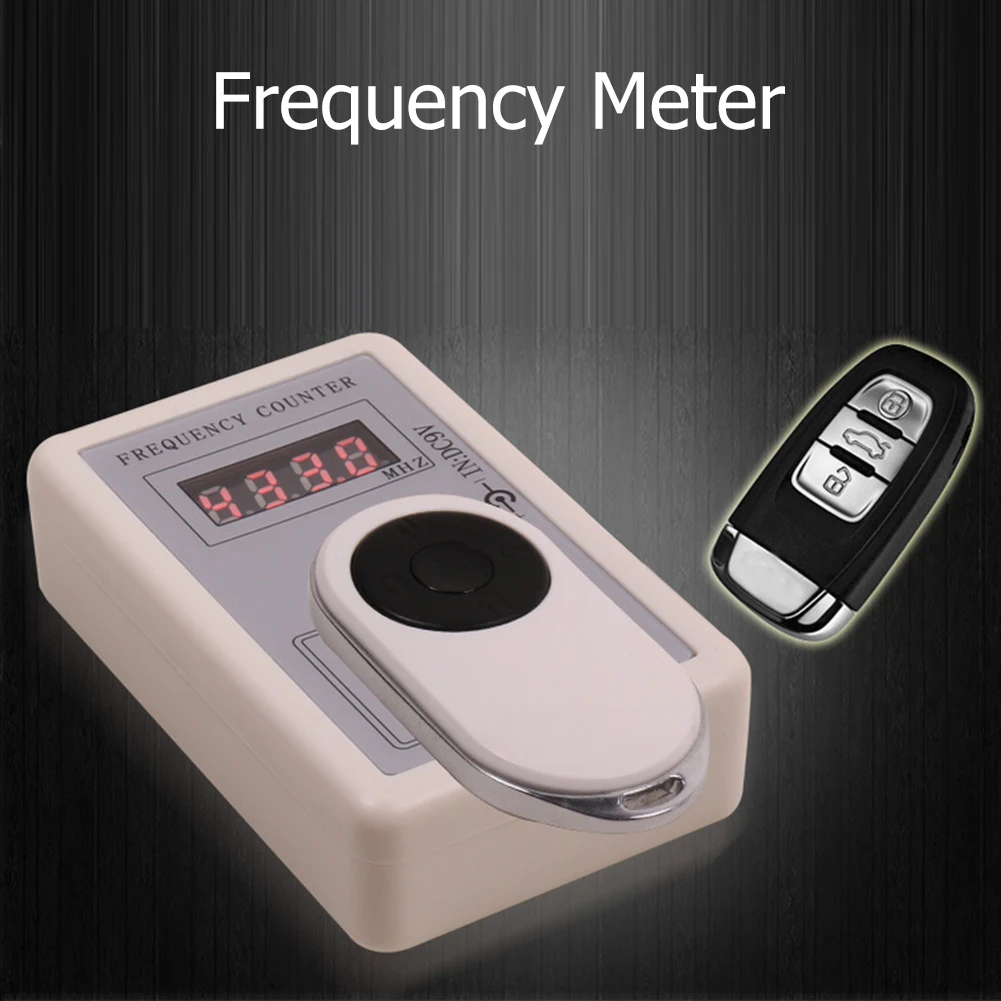 Handheld Remote Control Wireless Frequency Meter Digital Counter Tester 250-450MHz for Car Auto Garage Door Cymometer Detector