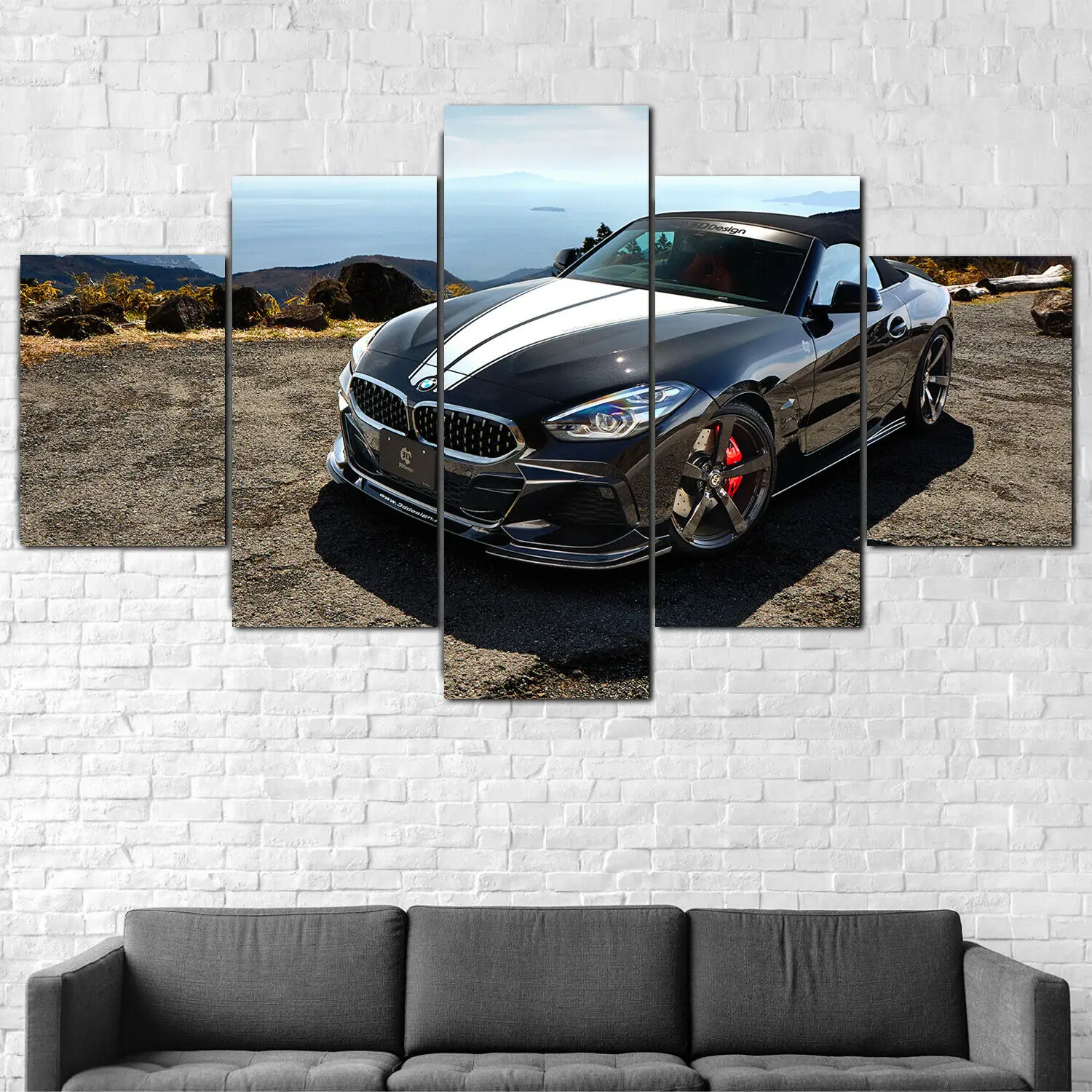 

No Framed Canvas 5Pcs Z4 Drive 20i M Sport Car Wall Posters Picture Paintings Home Decor Accessories Living Room Decoration