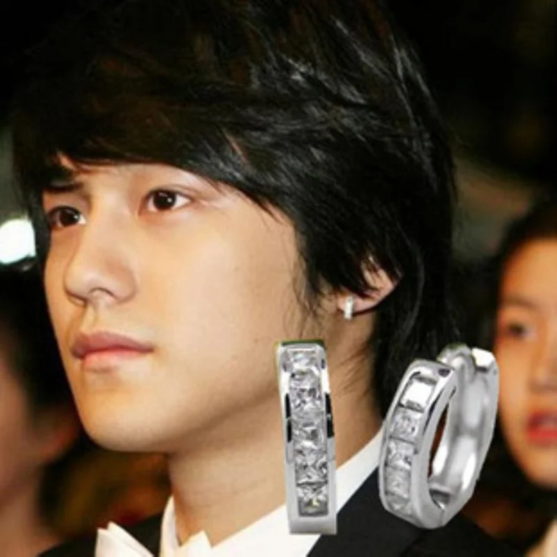 

Модные серьги из стерлингового серебра 925 пробы, 1,2 мм, мужские и женские маленькие серьги с цирконом, очаровательные ювелирные изделия, подарок