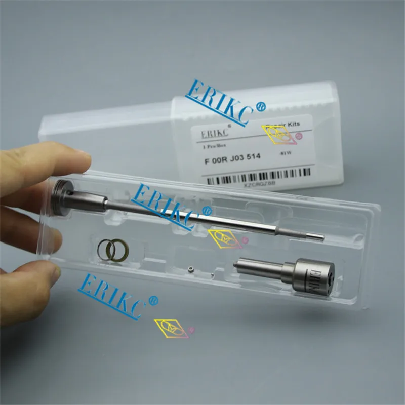 

ERIKC Injector Repair Kits F00RJ03514 Contain Nozzle DLLA151P2240 Control Valve F00RJ02035 for Inyector 0445120277 0445120397