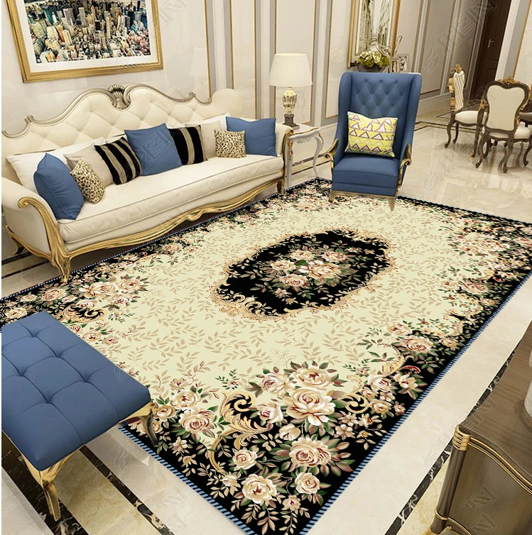 

Hot Sales Nordic Style large carpet 200 cm * 230 cm/Soft Polyester Delicate Carpets For Living Room Bedroom Carpet Home Rugs