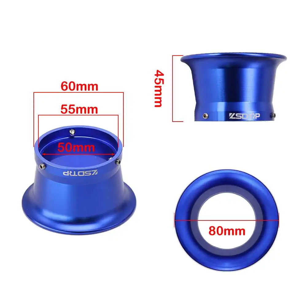 ZSDTRP 55MM Motorcycle Carburetor Air Filter Cup Wind Cup Horn Cup For PWK32 PWK34 Keihin OKO KOSO MIKUNI PZ Carburetor