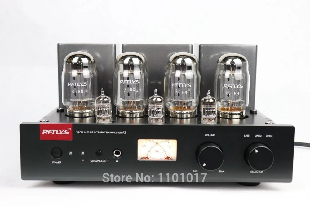 Rftlys A2 KT88 Push Pull Tube Amplifier Integrated 12au7 Lamp Amp with Bluetooth