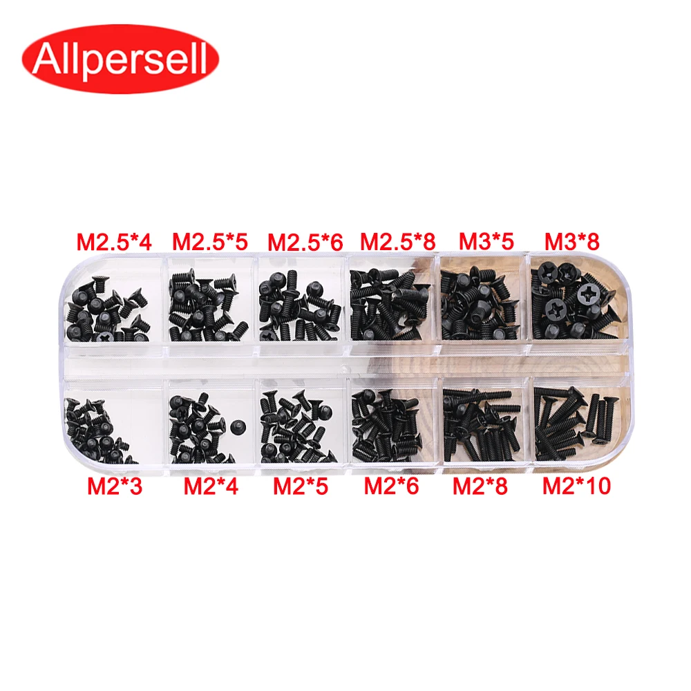 Laptop screw set Flat head screw countersunk head Computer motherboard hard disk screws shell cover case screws Housing bolts