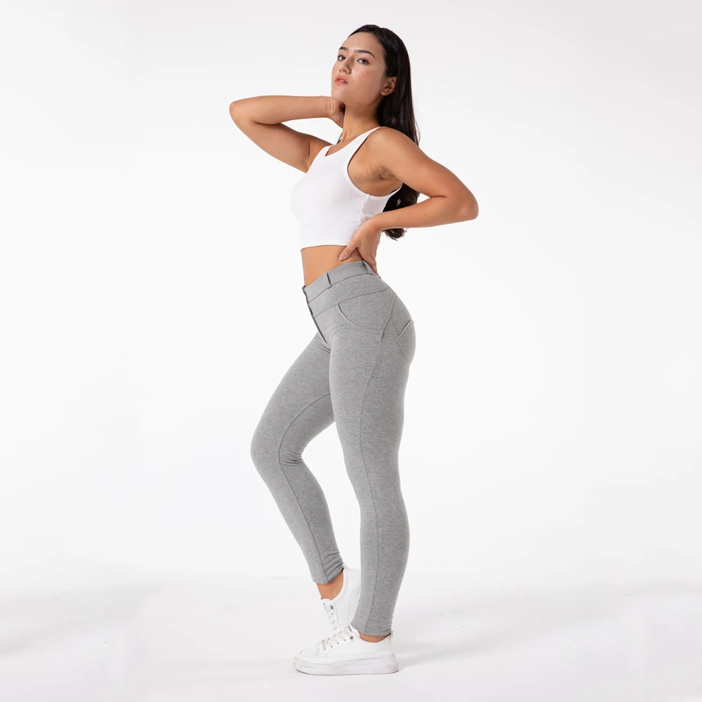 Shascullfites melody gym e moldar mulher ativo calças de yoga leggings de fitness algodão cinza para mulher espólio escultura leggings