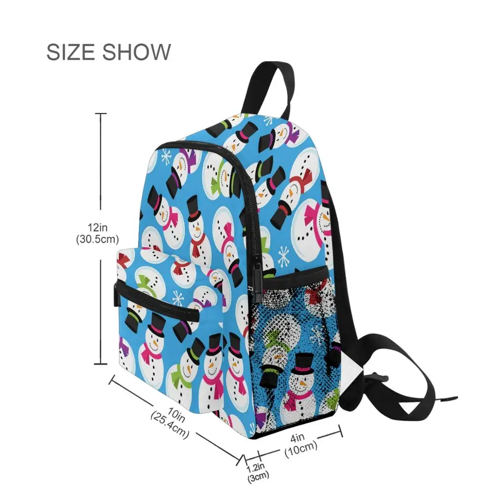 blue Kindergarten Bag Kids School Bag Backpack Fashion Christmas Themed Backpacks School Bag Children's Backpack Stationery bags