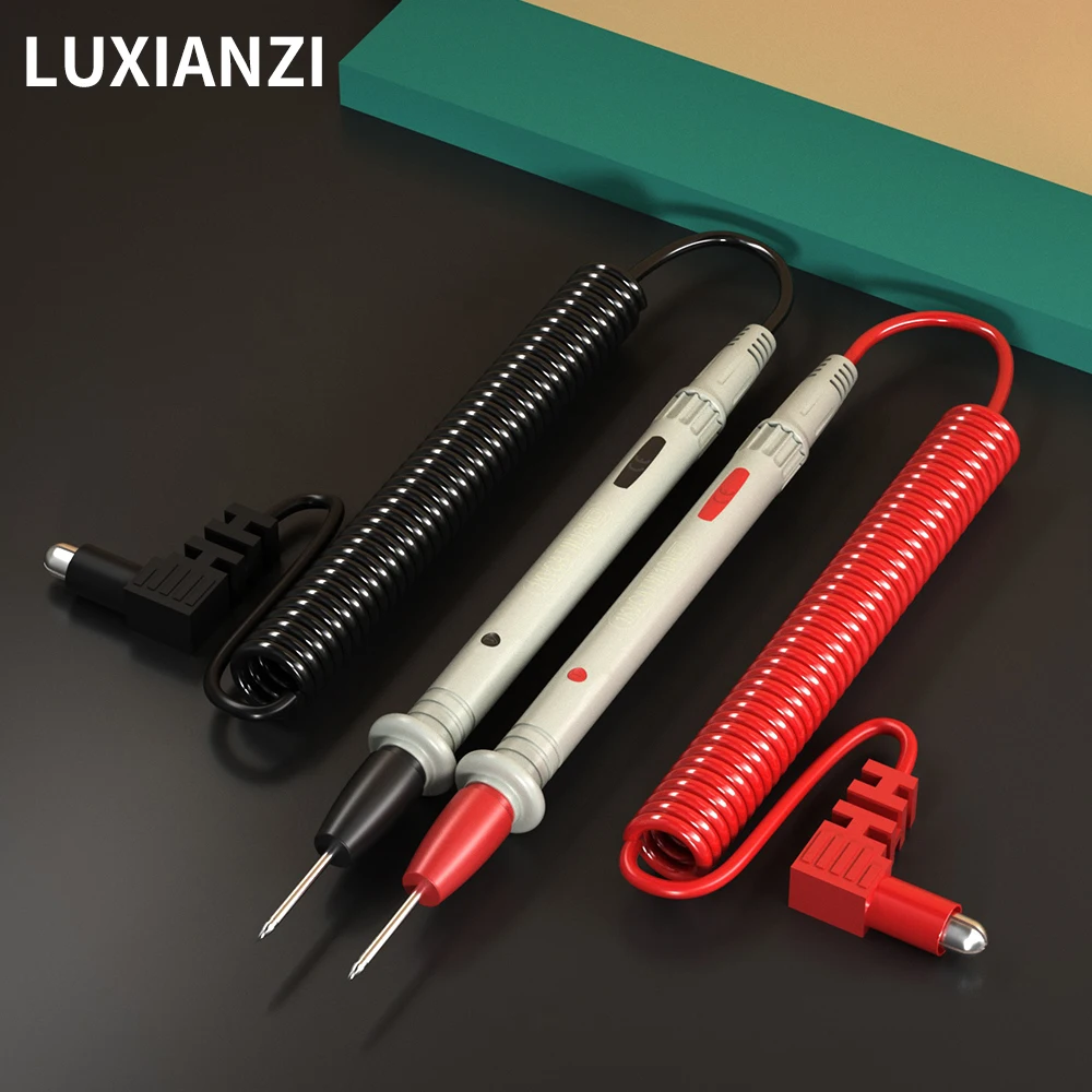 LUXIANZI 20A 1000V Đồng Hồ Vạn Năng Đo Kiểm Tra Dẫn Kéo Dài 2.2M Silicone-Dây Cho Nhiều Máy Đo Kiểm Tra Có Thể Thay Thế Được Cá Sấu kẹp