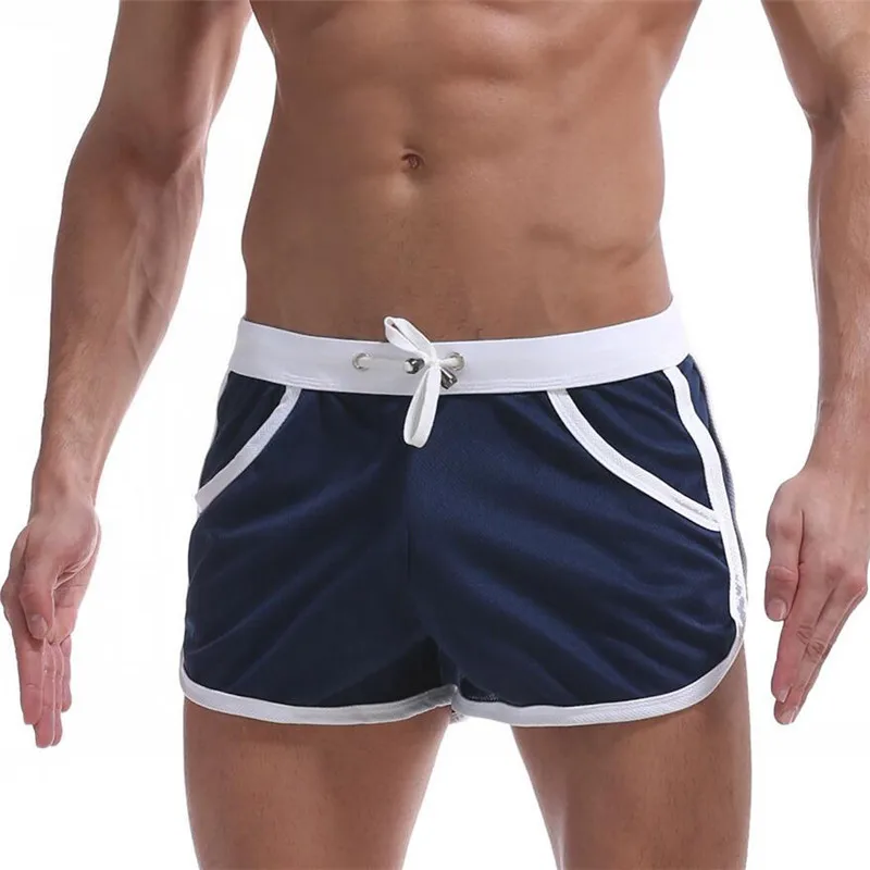 Heavenywood-pantalones cortos de verano para hombre, ropa informal para dormir en casa, pantalones de flecha para Fitness, culturismo, pantalones de chándal, pantalones cortos de playa de secado rápido