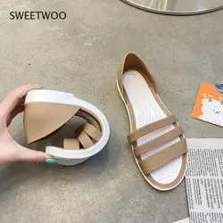 Top Seller-women Sandals Jelly Sandals Women's Summer Non Slip Soft Soled Shoes Beach Versatile Women's Shoes