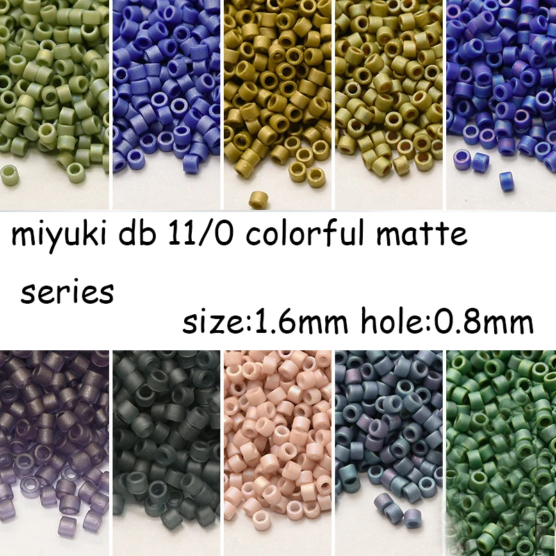 Japońskie importowane koraliki szklane Koraliki Miyuki Delica Kolorowe matowe serie One 5G Ozdoba