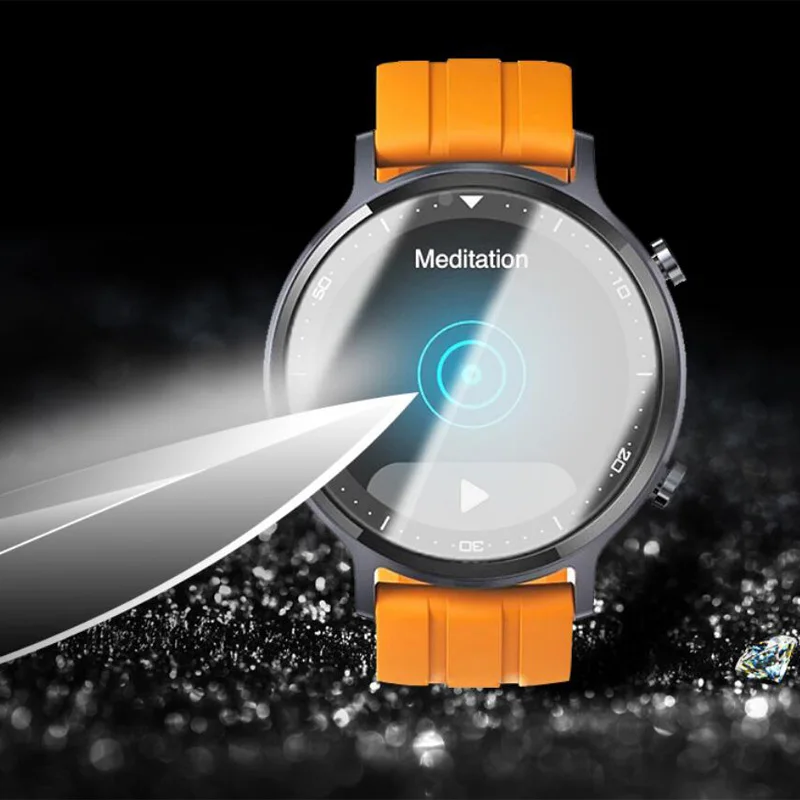 Realme-فيلم واقي زجاجي مقسّى للساعة الذكية ، فيلم واقي شفاف للساعة الرياضية ، واقي شاشة LCD للساعة الذكية