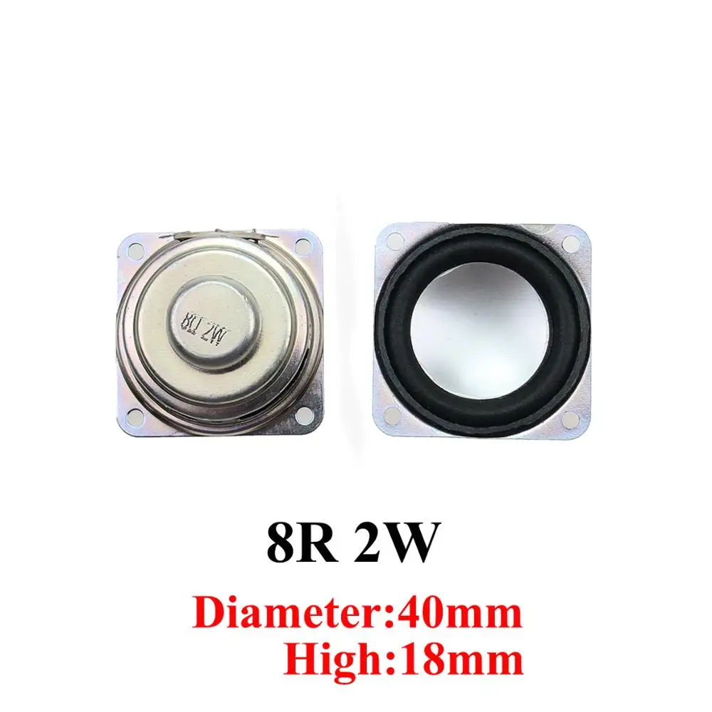 YuXi Acoustic Loudspeaker 8 Ohm 2W 3W 5W 8R 40 50 57 66 77MM Speaker Internal Magnetic DIY Modification Loudspeakers