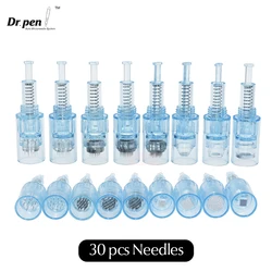 Dr. Pen Ultima X5 Peças de Reposição Descartáveis, Agulhas Slot Parafuso, Nano Cosmetic Dicas, Peças de Reposição, 9, 12, 24, 36, 42 PIN, 30 Pcs