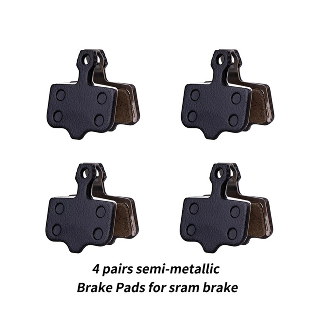 

4 Pairs Bicycle Hydraulic Disc Brake Pad Semi Metallic Full Metallic MTB Bike Brake Black Gold For ELIXIR DB TL T E1 DB1 CR