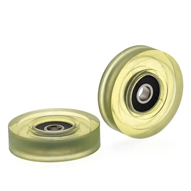 Imagem -03 - Guia Silencioso Roda da Correia Transportadora Poliuretano Plutônio 626 626rs Roller Bearing Polia de Fricção 6x40x10 10 Peças 50 Peças 6*40*10 mm