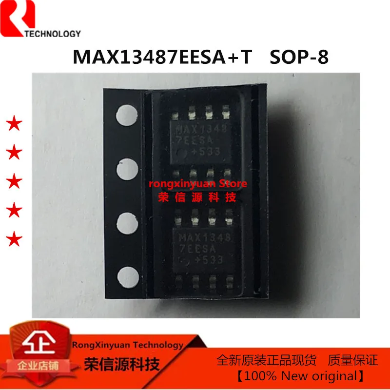 

5pcs/lot MAX13487EESA+T SOP8 MAX13487EESA MAX13487 Half-Duplex RS-485-/RS-422-Compatible Transceiver with AutoDirection Control