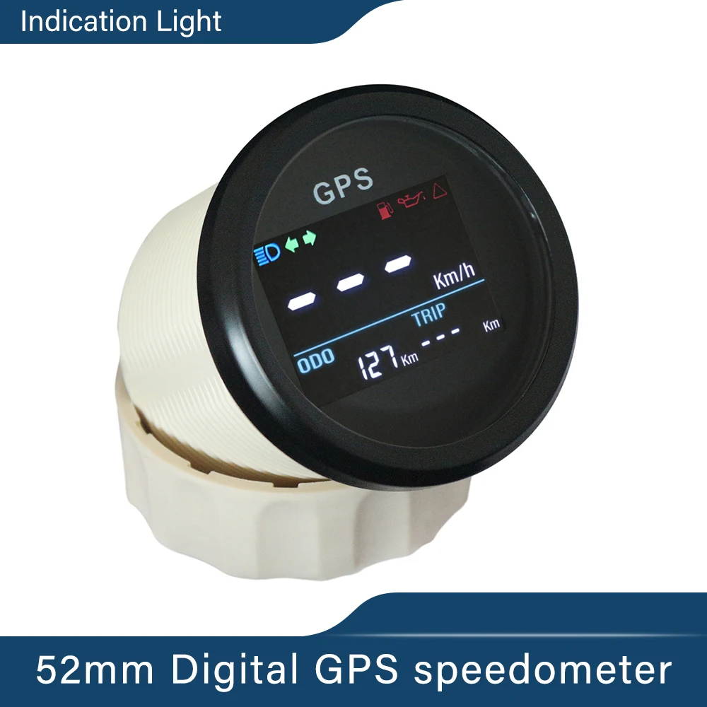 Universal Digital GPS Speedometer Trip Meter Adjustable Odometer for Boat Yacht Motorcycle Car 2