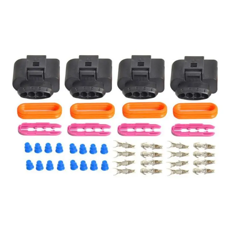 1 Set Ignition Coil Connector Repair Kit IC39 For A~udi A4 A6 A8 for V~W for Passat Jetta Touran Transporter