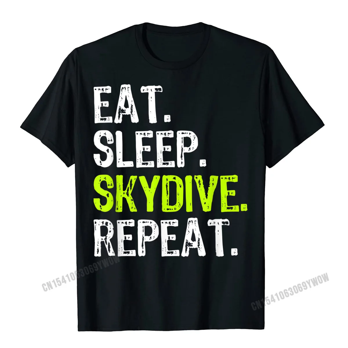 Eat Sleep Skydive Repeat Skydiving Skydiver Funny Gift T-Shirt Harajuku Men's T Shirt Europe Tops & Tees High Quality Design