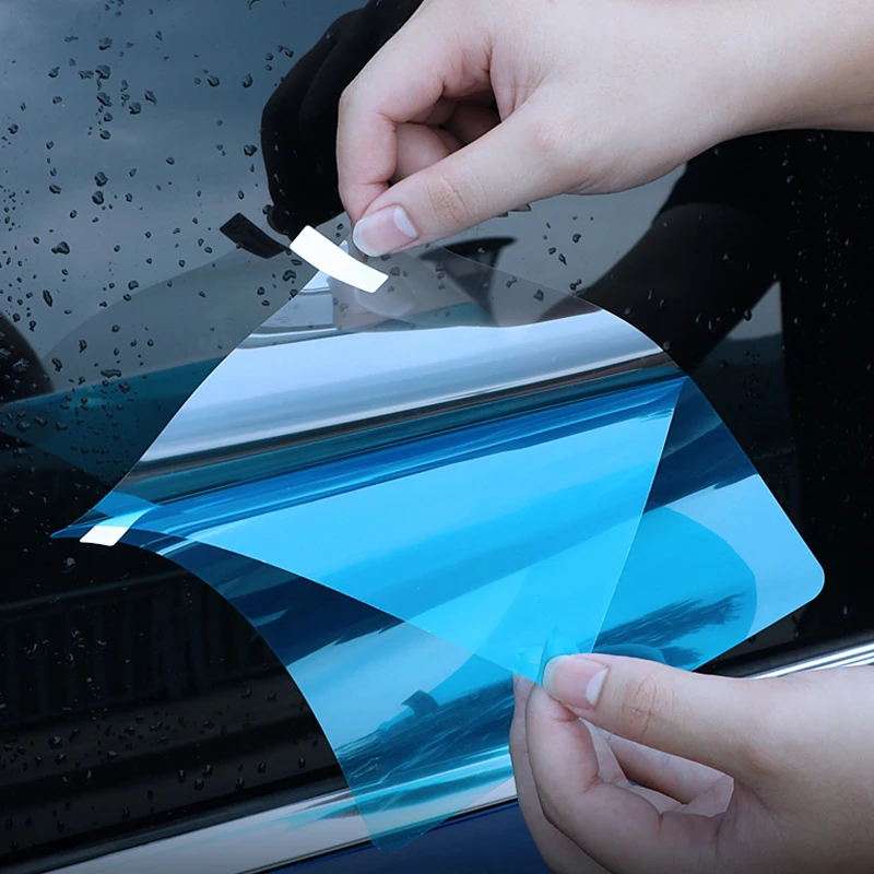 SEAMETAL Car Rearview Mirror Protective Film Rain Proof Anti Membrane Car Window Rear View Stickers Waterproof Car Accessories