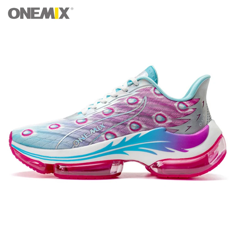 ONEMIX Air Cushion Women Running Sneakers 2021 New Luxury Brand Sport Shoes High Quality Professional Marathon Multicolor Shoes