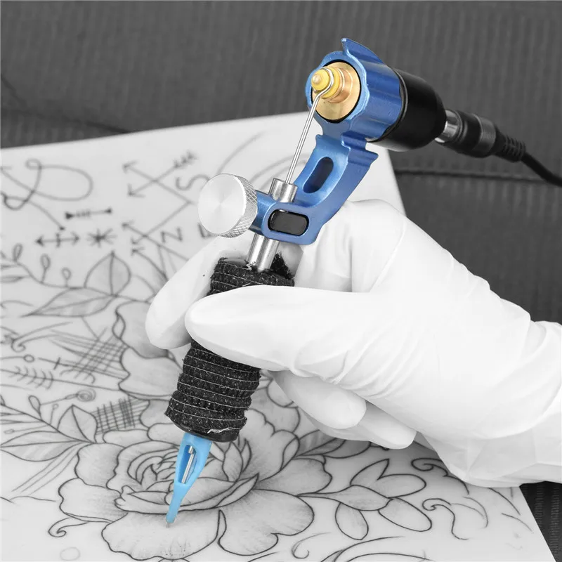 JimKing Rotary Tattoo Gun Permanent Makeup Rotary Machine Liner Shader Tattoo Machine with RCA Hook Motor Tattoo Machine Parts