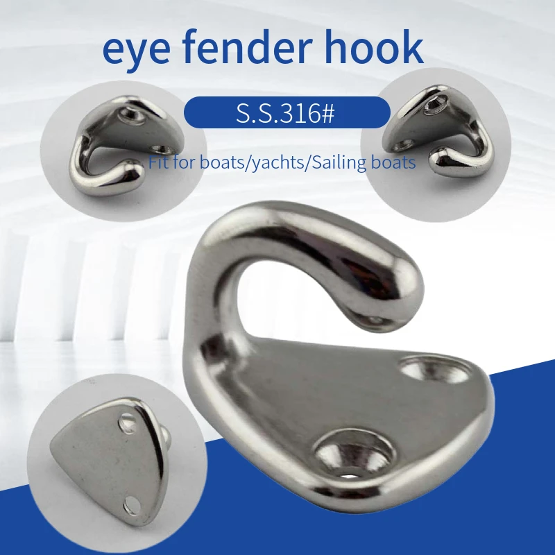 Marine เรือใบเรือฮาร์ดแวร์สแตนเลส316ฤดูใบไม้ผลิ Fender Snap Hook