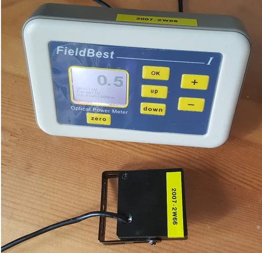 Imagem -03 - Medidor de Potência a Laser Alta Precisão Comprimento de Onda Total 0.1mw2w Alcance de 0.1mw Valor de Resolução Importação