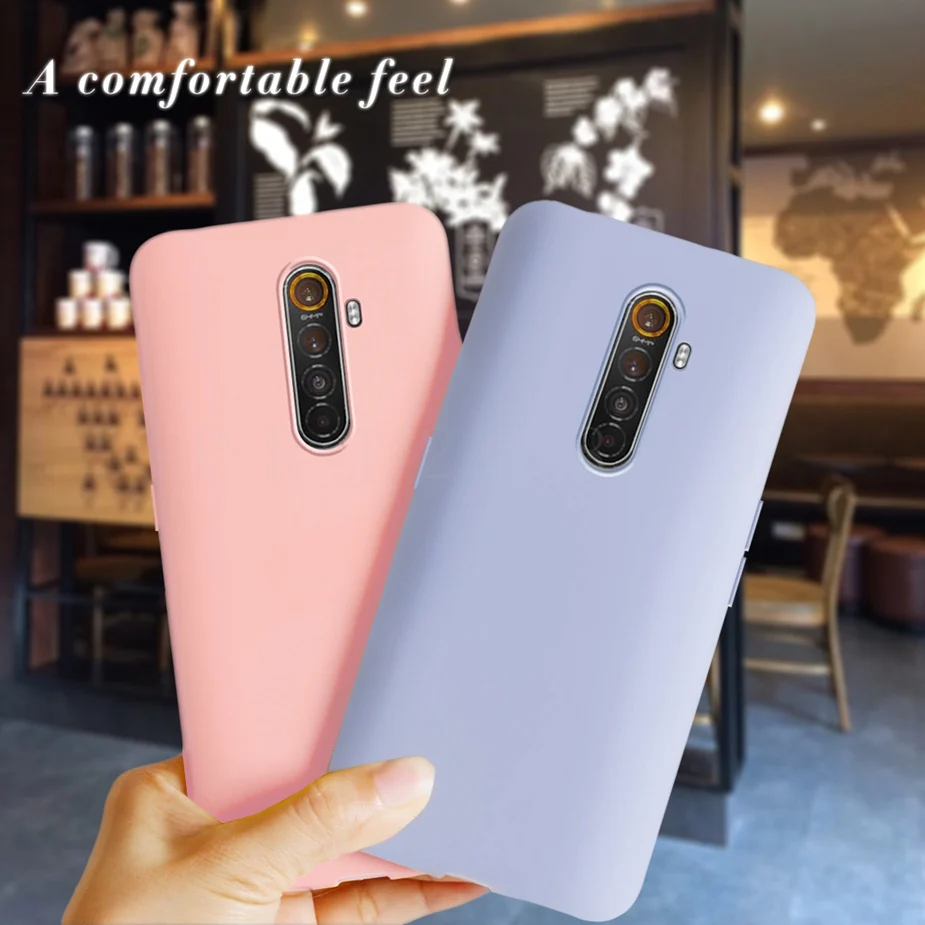 For OPPO Realme X2 Pro Case X 2 XT Soft Silicon TPU Matte Back Cover For Realme XT X2 Pro X 2 Phone Case Full Cover Coque Bumper