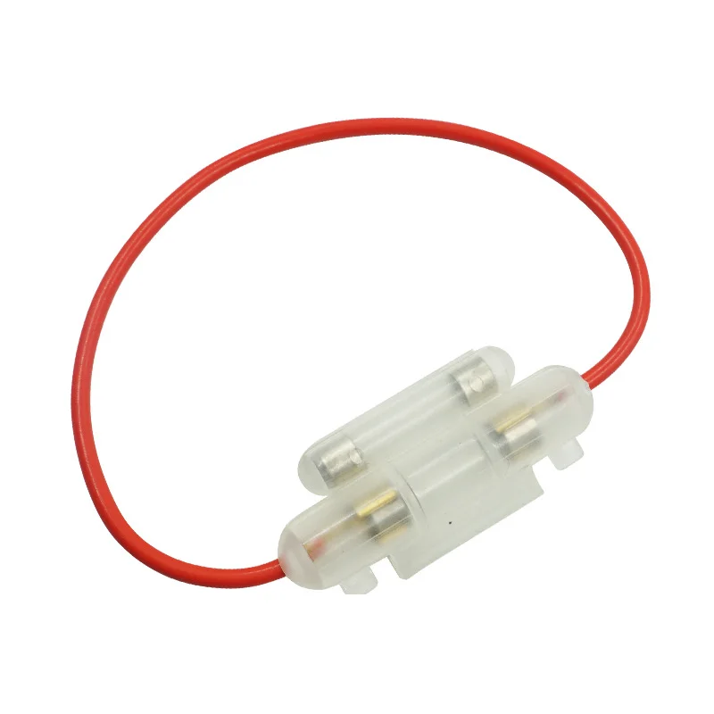 30 mm Motorcycle In-line Fuse Holder Box 6x30mm Double solder protection For Moped Scooter ATV Go Kart Motorbike E-bike