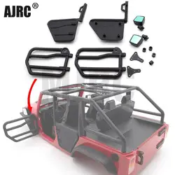 Porta della guida del tubo della mezza porta anteriore e posteriore fai-da-te per il 1/10 Axial SCX10 II Wrangler Body RC accessori per parti di automobili