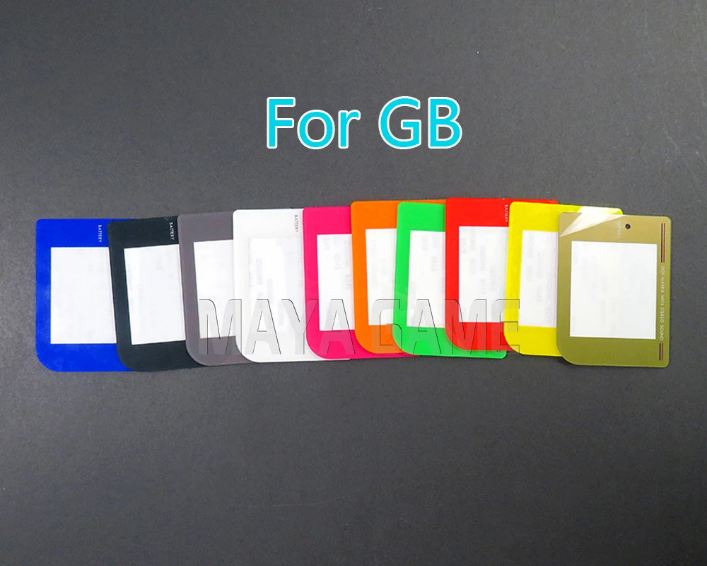 Nintend GameBoy GB 게임 콘솔 패널용 멀티 컬러 새 보호 스크린 렌즈 1개