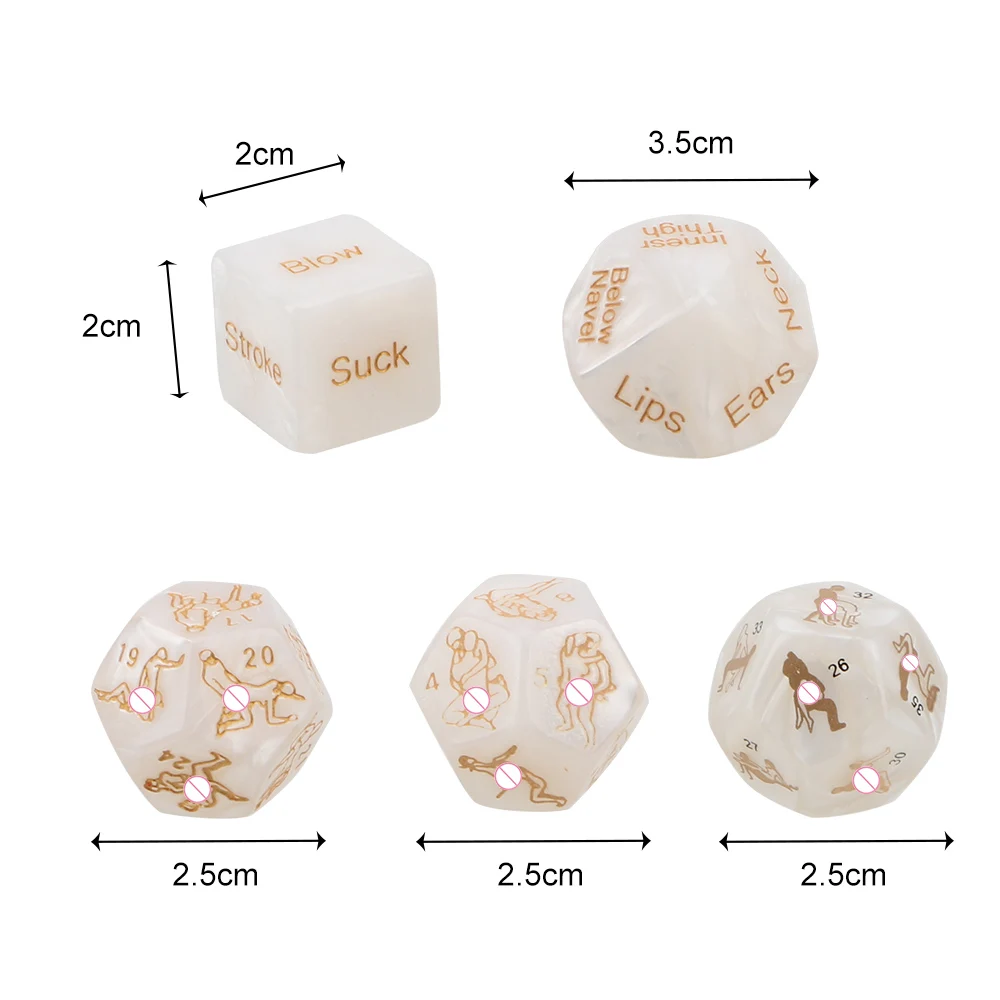 OLO 5 Pcs/Set Sex Dice Love Sexy Posture Humour Gambling Sex Erotic Products Adult Sex Toys Sex Toys for Couple